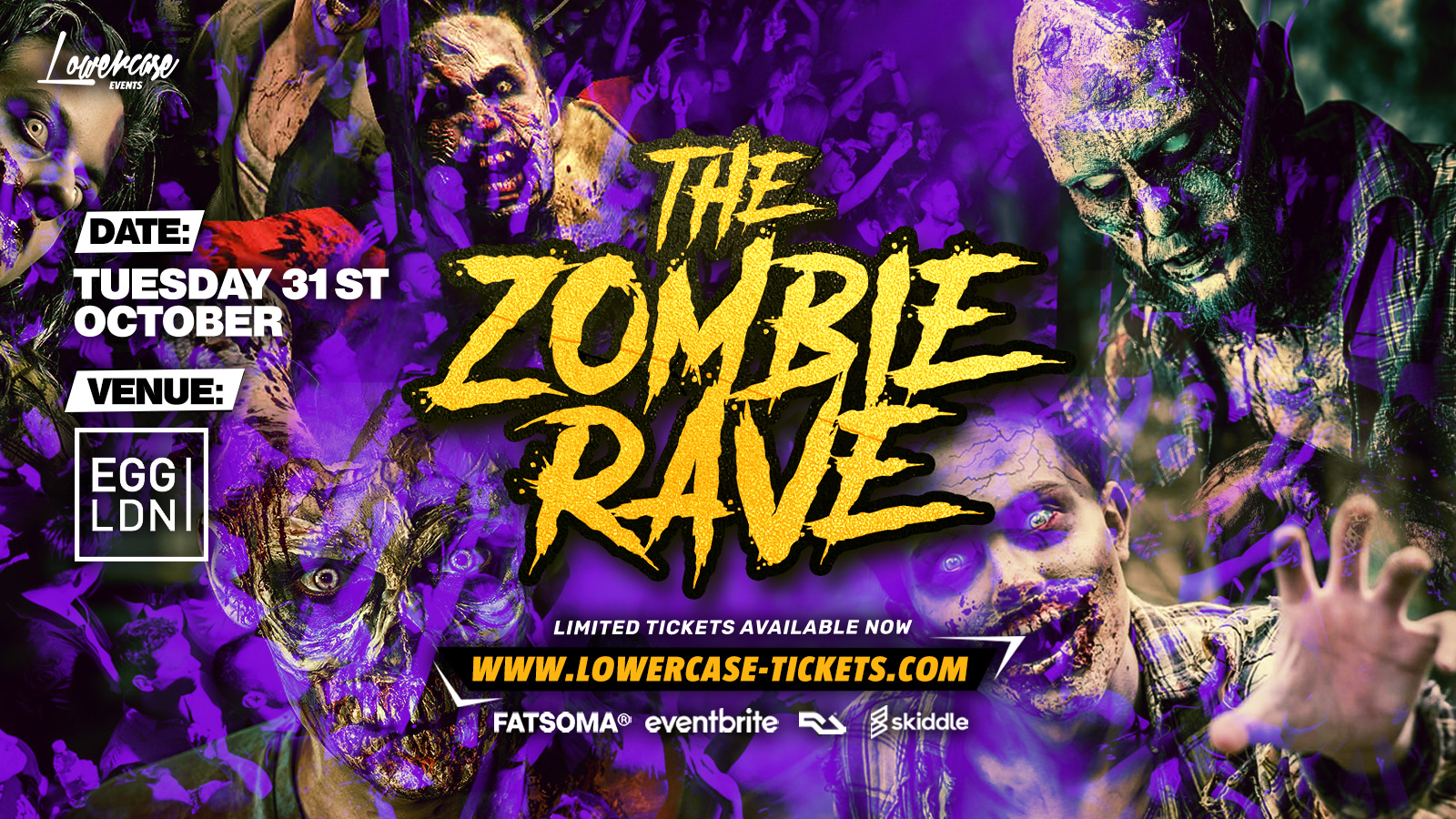 HALLOWEEN 2023 AT EGG LONDON! THE ZOMBIE RAVE ALL NIGHTER!