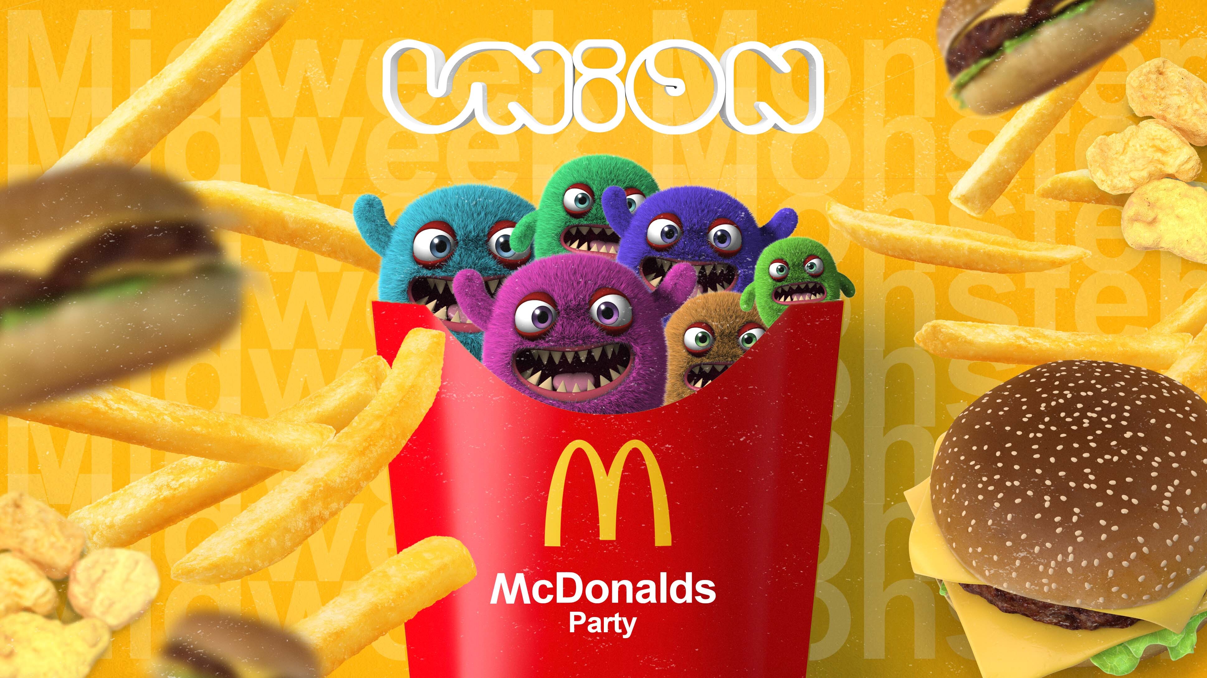 UNION TUESDAY’S // MCDONALD’S PARTY – £1 EARLYBIRDS!