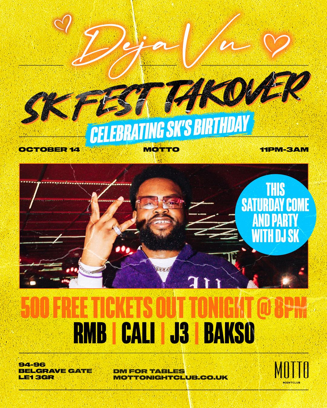 SK FEST TAKEOVER (FREE TICKETS OUT 8PM)