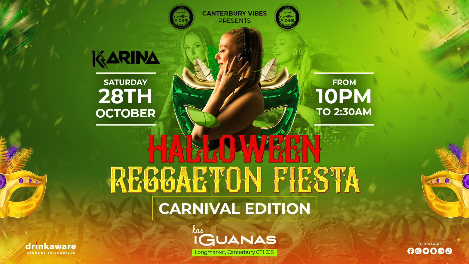 HALLOWEEN REGGAETON FIESTA – DJ KARINA