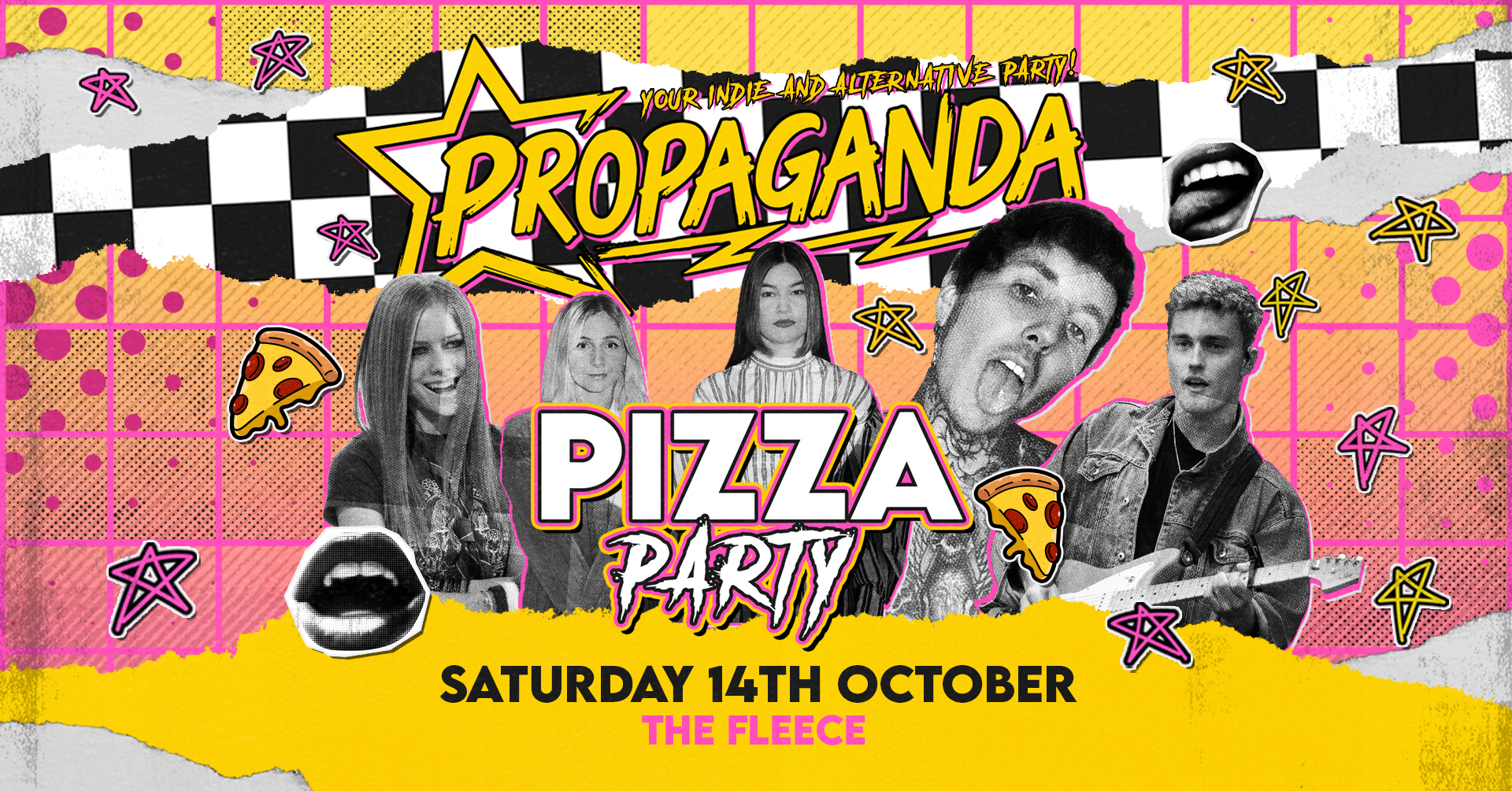 This Saturday! Propaganda Bristol – Pizza Party!