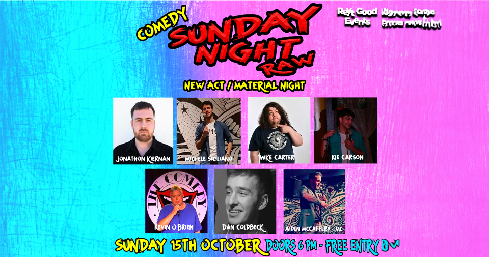 FREE ENTRY | Proper Funny Comedy Club | SUNDAY NIGHT RAW