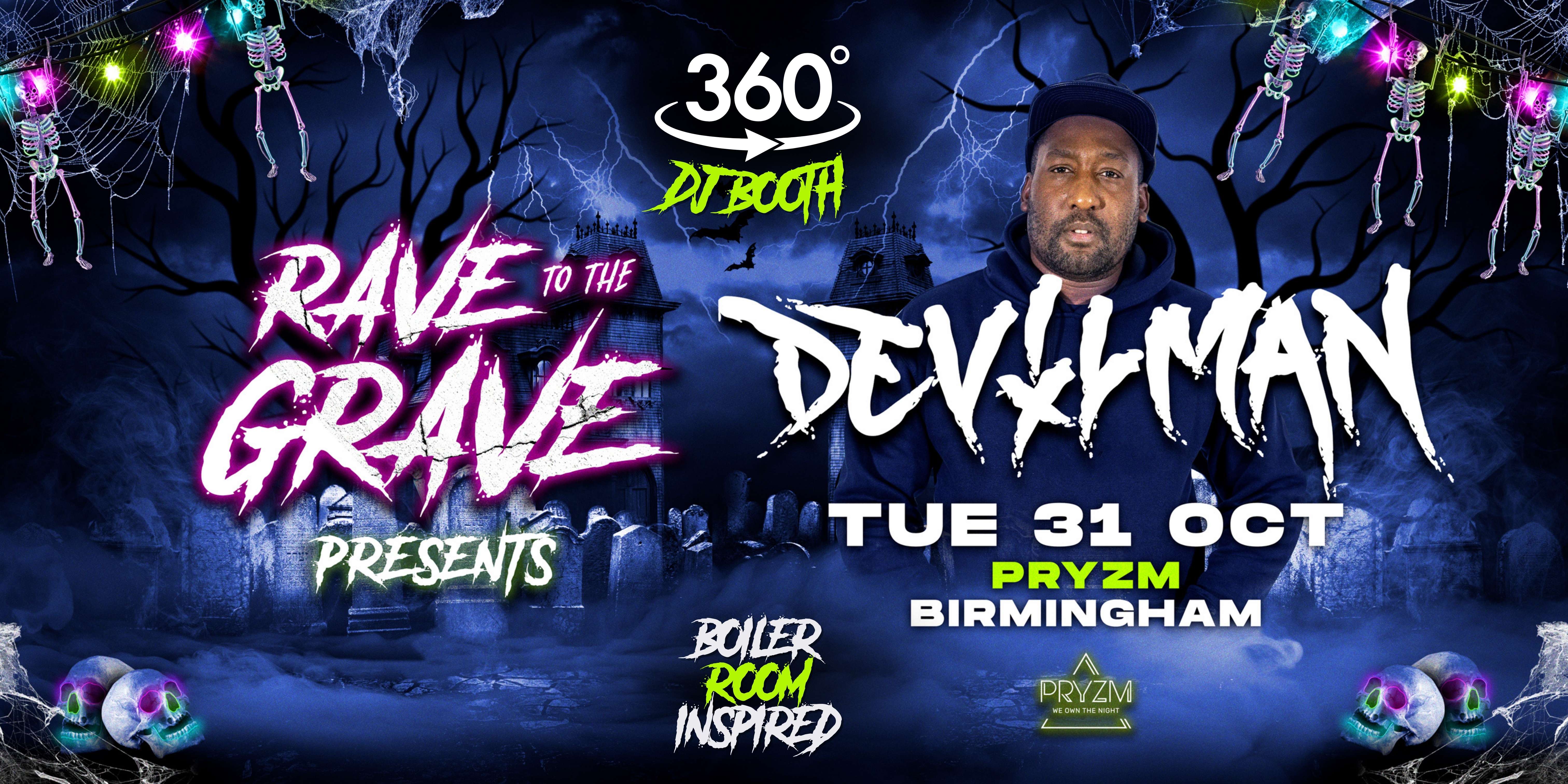 Rave To The Grave DevilMan LIVE PA! Halloween Pryzm Birmingham at