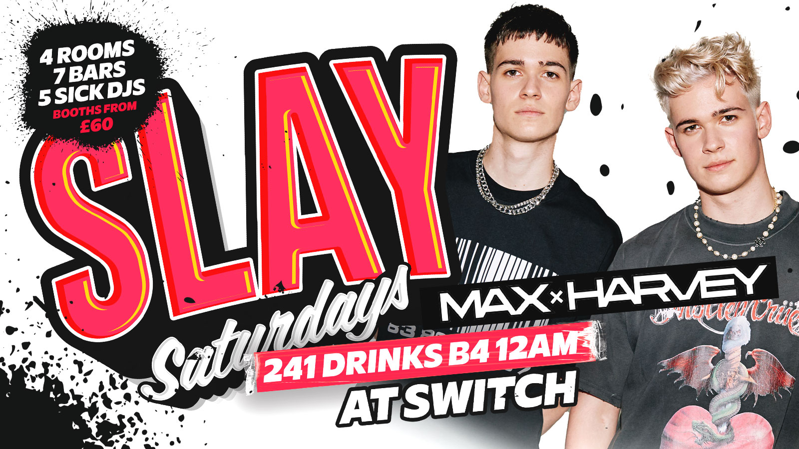 SLAY Saturdays ft MAX & HARVEY | Official XMAS LIGHTS SWITCH ON afterparty