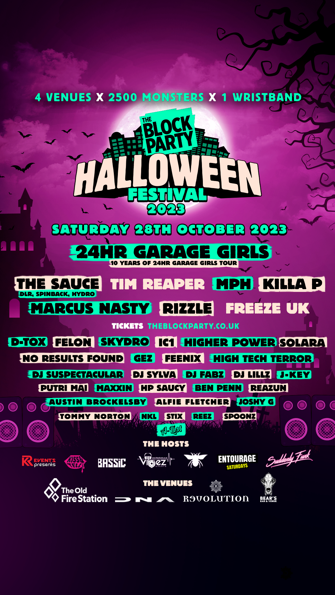 The Block Party: Halloween Festival 2023 👻🎃 Tonight!! At Bournemouth 