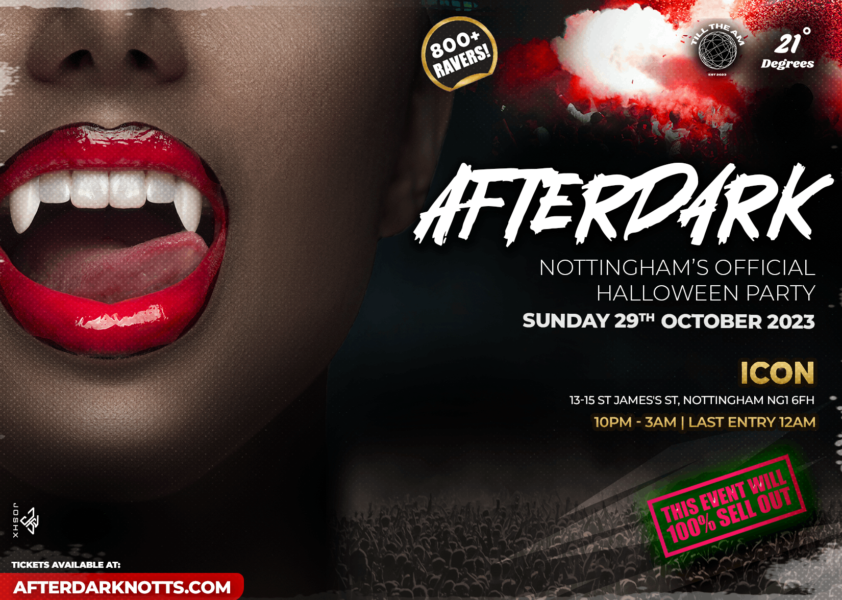 AFTERDARK - NOTTINGHAMS OFFICIAL HALLOWEEN PARTY! at ICON, Nottingham ...