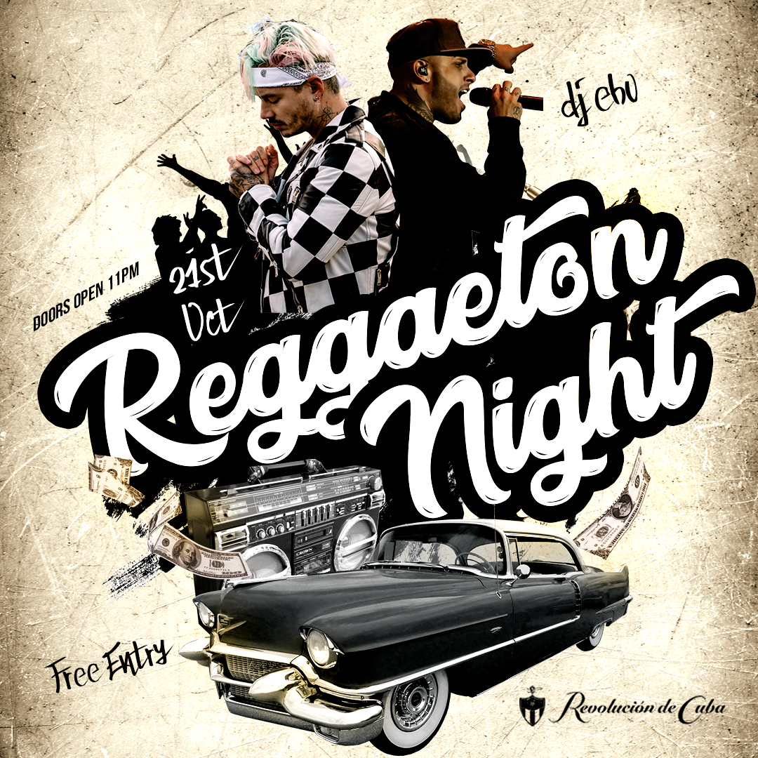 LATIN PARTY SHEFFIELD – REGGAETON NIGHT | REVOLUCION DE CUBA