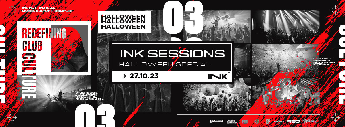 Ink Sessions – Halloween Special | Fri 27th Oct |  LAST TICKETS