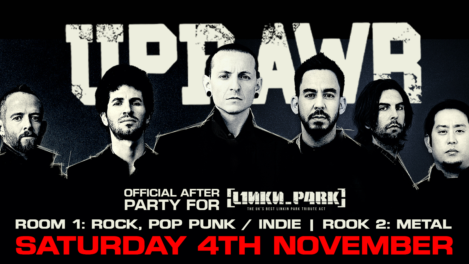 UPRAWR: Rock vs Metal & L1NKN P4RK Afterparty