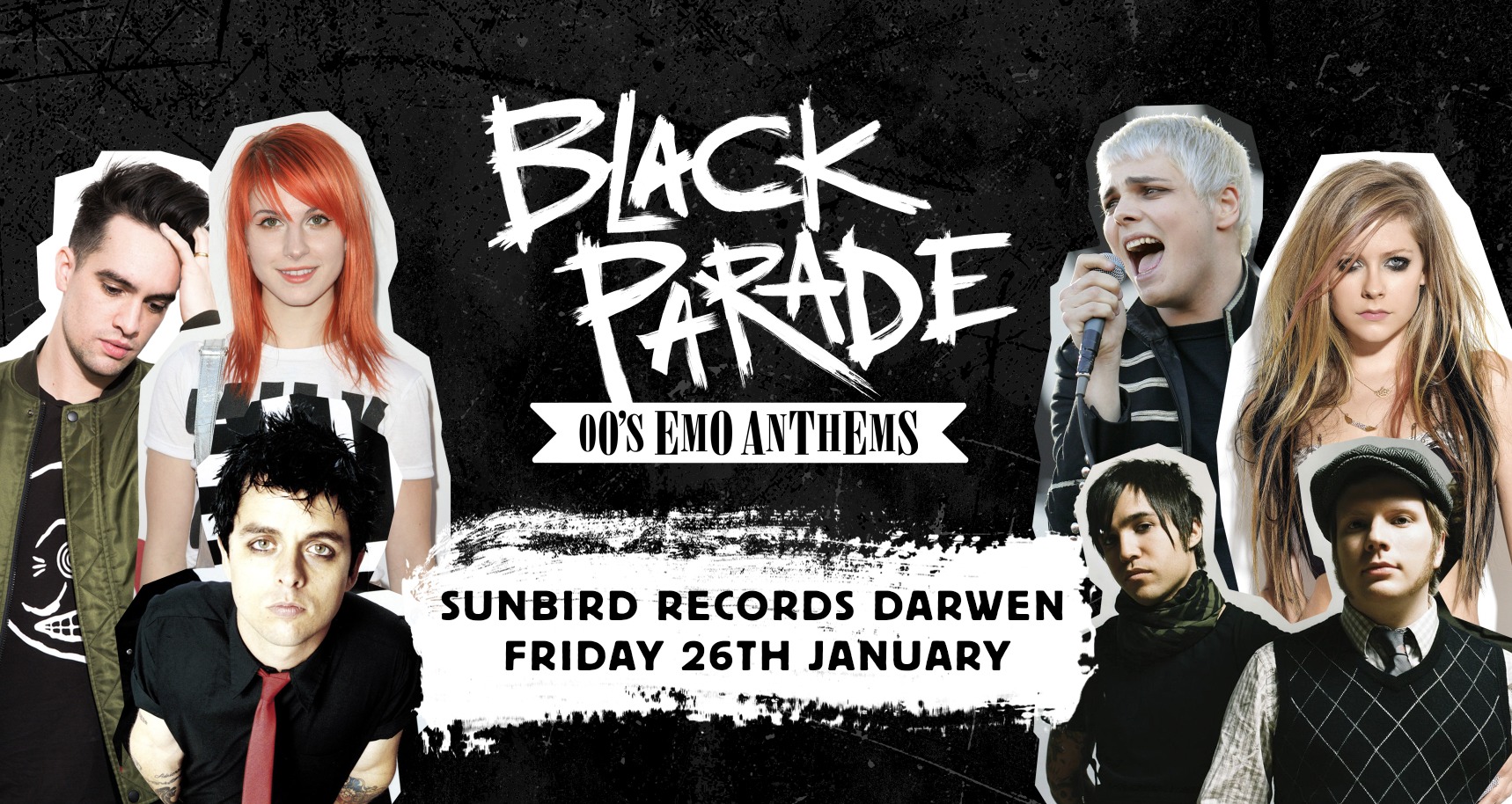 Black Parade – 00’s Emo Anthems – Friday 26th January 2024 | Sunbird Records, Darwen
