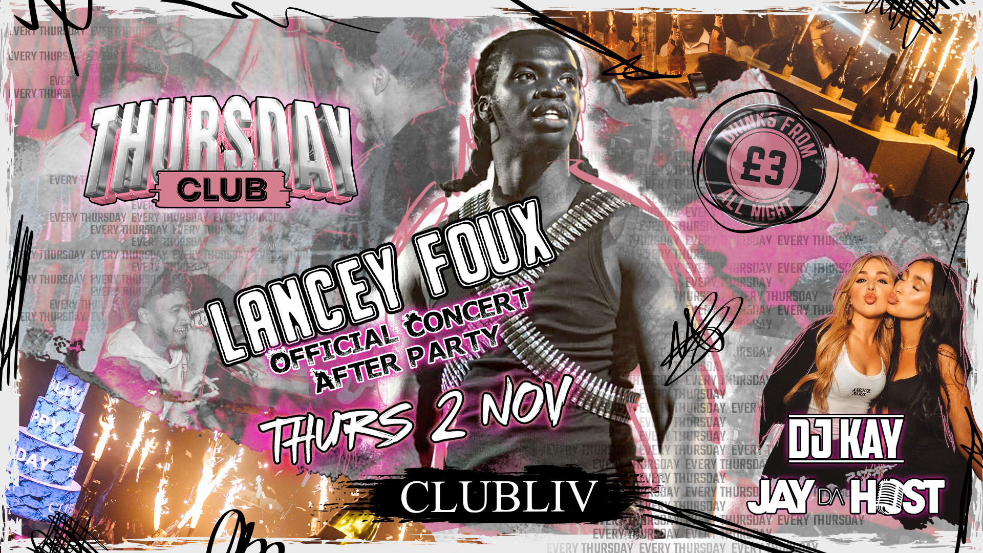 THURSDAY CLUB @ CLUB LIV ⭐️ *OFFICIAL* LANCEY FOUX 🎤 AFTER PARTY !! MCR’s Ultimate Thursday 6 Years Running 🔥 Free Tickets*