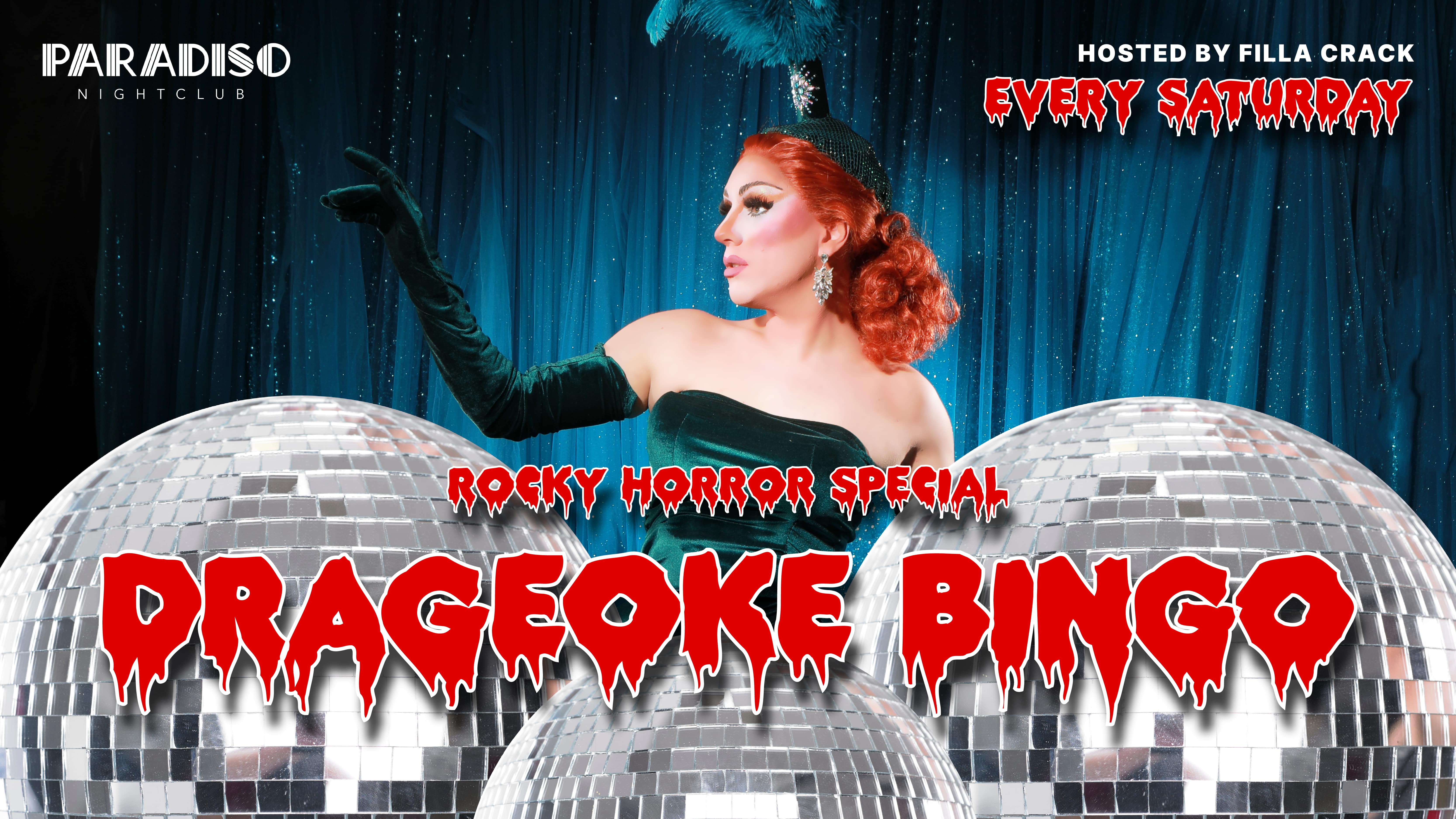 Drag-E-Oke Bingo, Rocky Horror Show Special with Filla Crack!