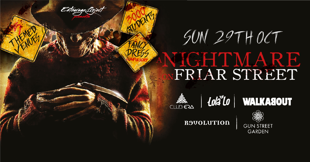 Nightmare On Friar Street – Sunday 29th October 🎃