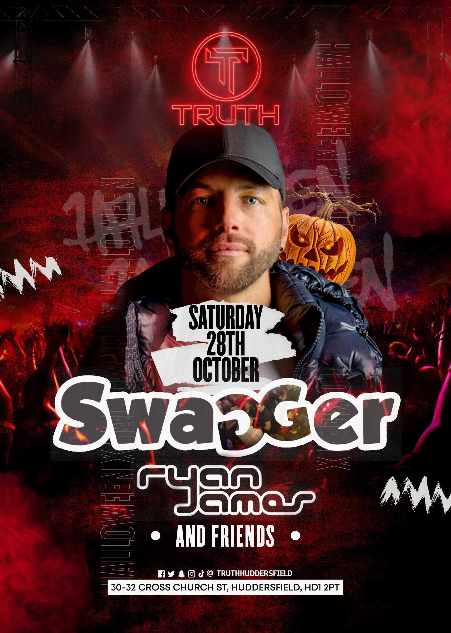 Swagger Halloween Event at Truth Huddersfield, Huddersfield on 28th Oct