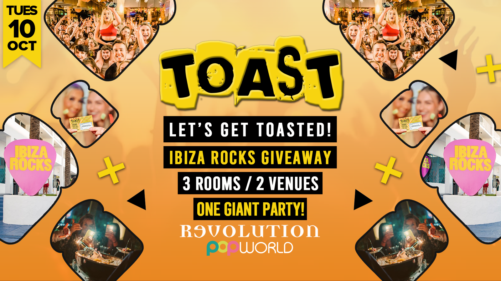 Toast • Ibiza Rocks Giveaway • Revolution & Popworld