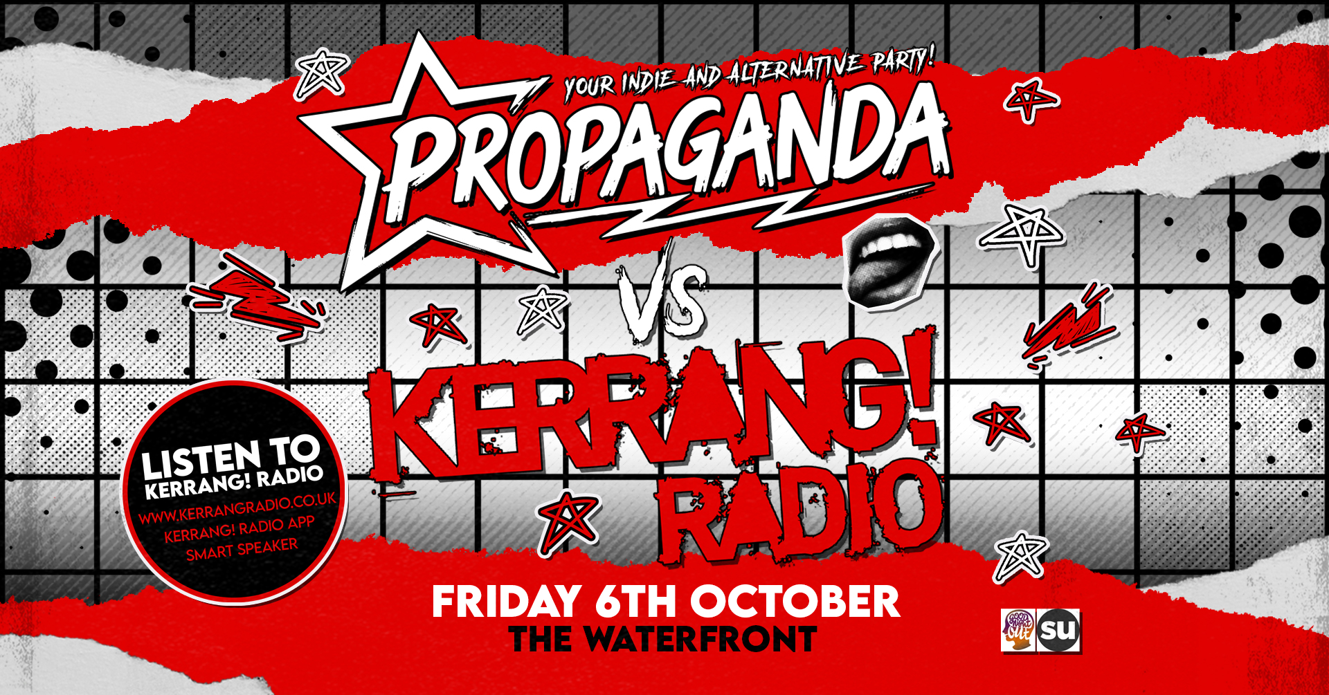 TONIGHT! Propaganda Norwich vs Kerrang! Radio at The Waterfront!