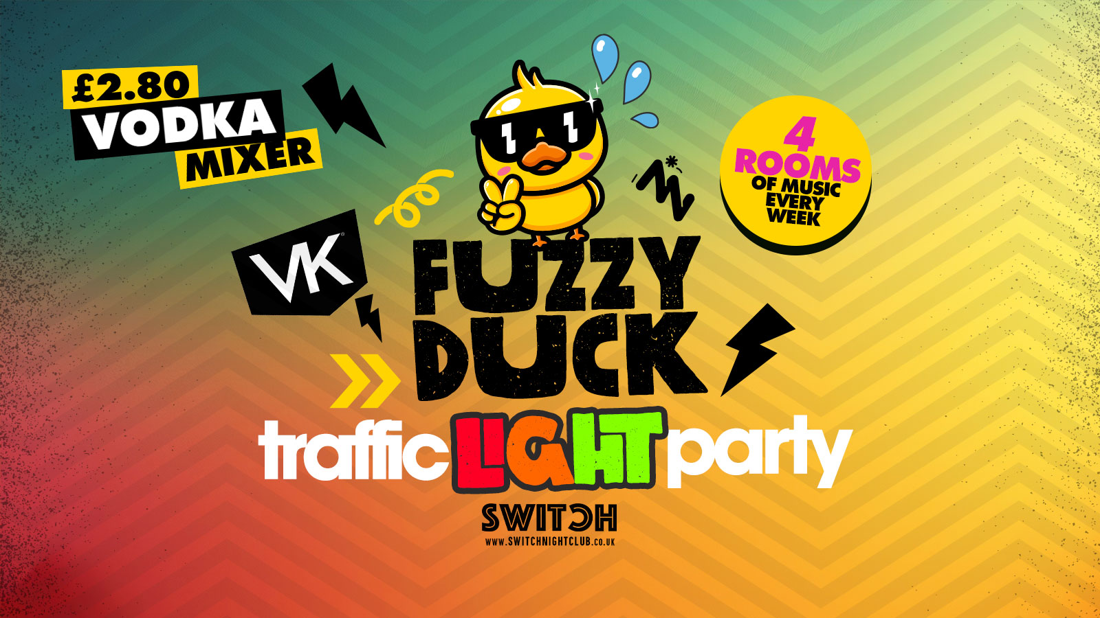 Fuzzy Duck | Traffic Light Party | Official Student Social Wednesday