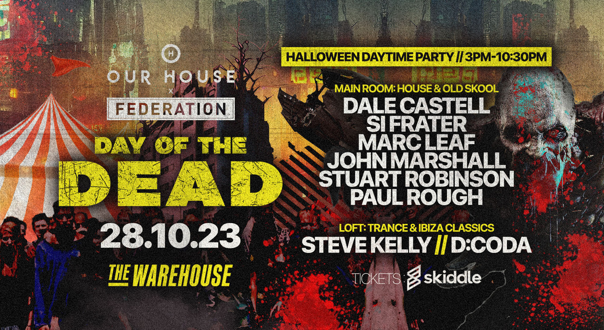 Our House x Federation Daytime Halloween Party