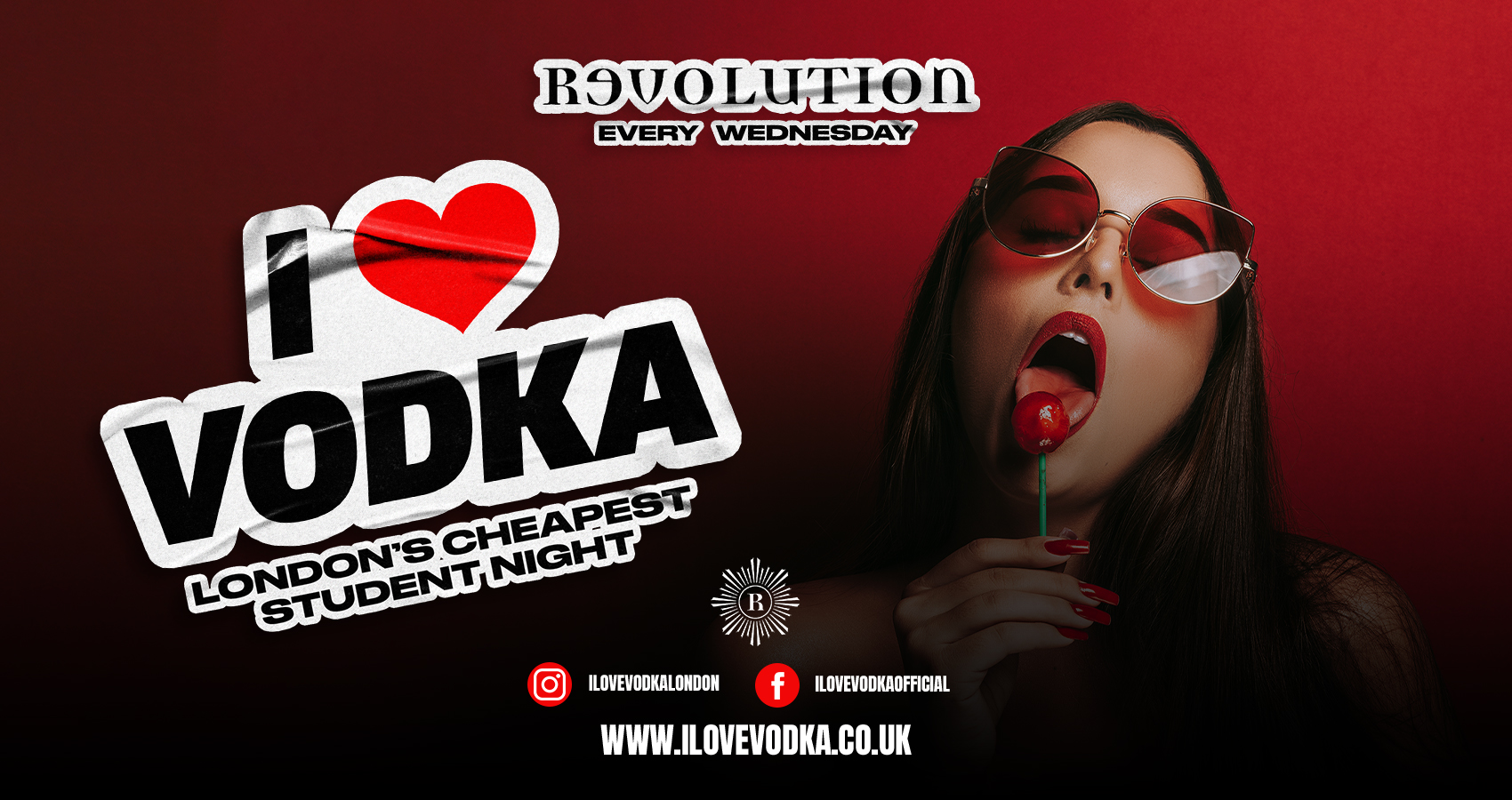 I Love Vodka ❤️ London’s Cheapest Student Night @ Vodka Revs’ London