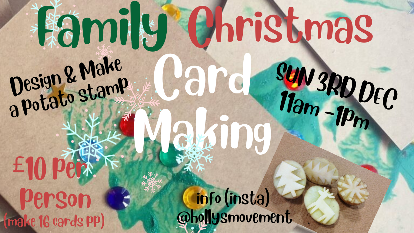 Family Christmas Card Making