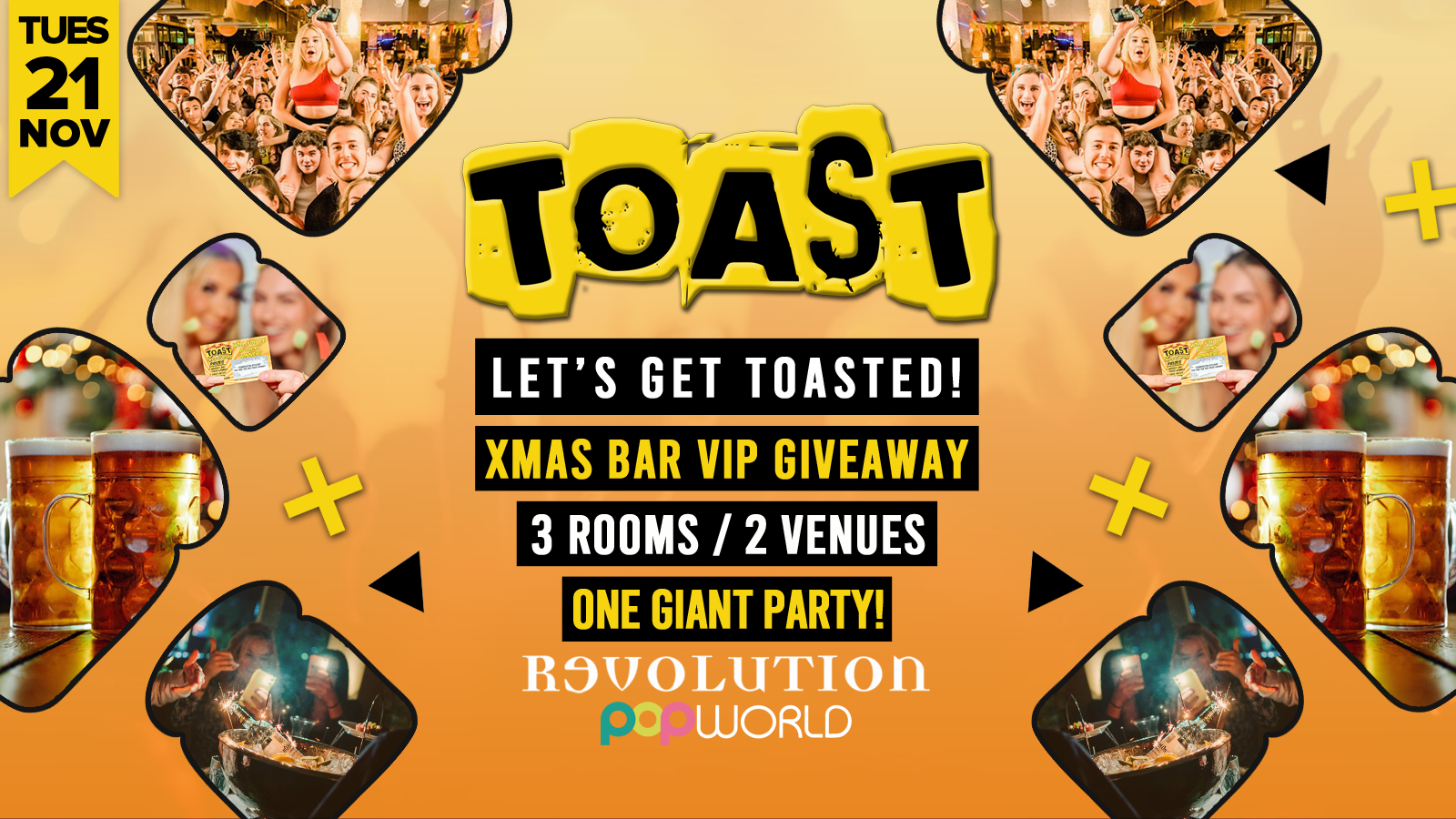 Toast • £300 Gift Card Giveaway • Revolution & Popworld