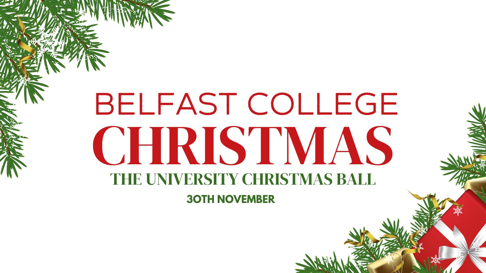 Belfast Universities College Christmas Day 2023 at Ollies