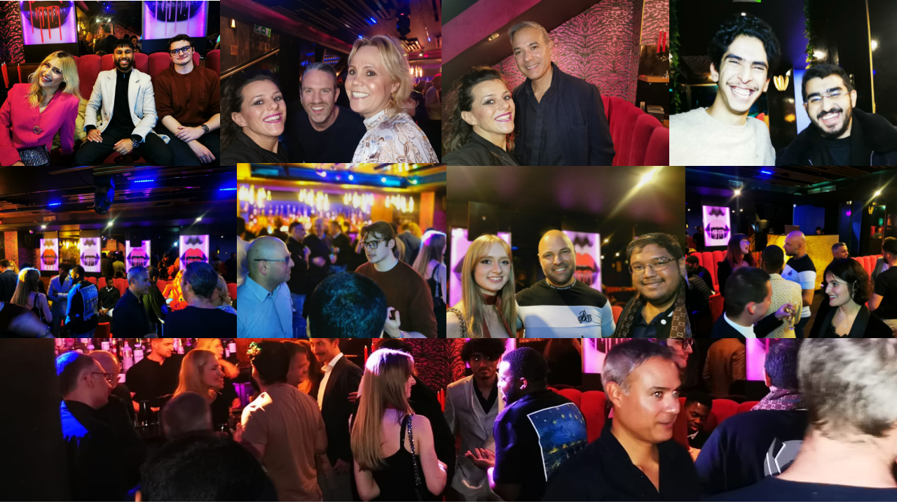 London Connector event at Dolce Club with drink at Dolce Kensington Club Bar Sushi