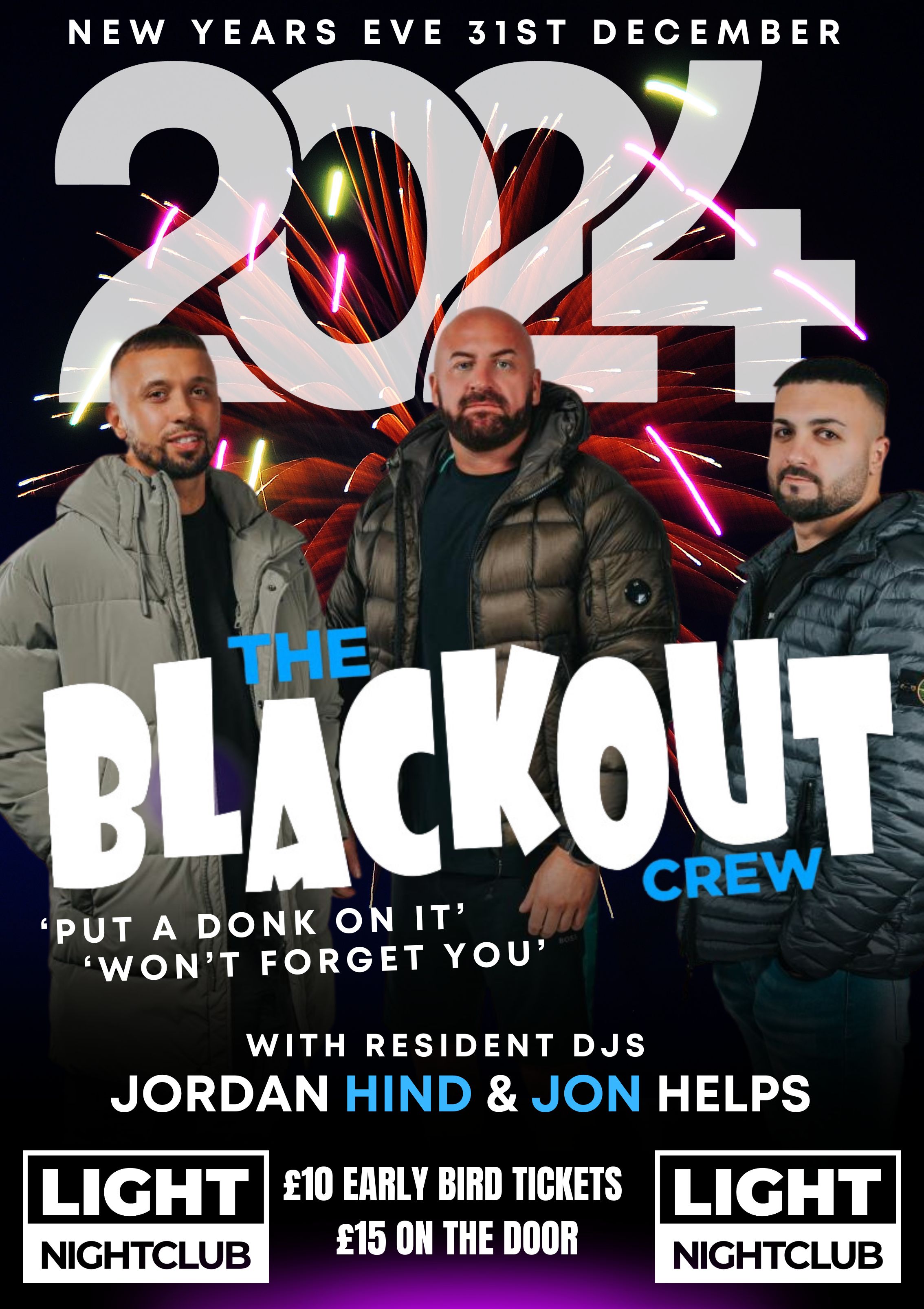 New Years Eve feat Blackout crew at Light, Scunthorpe on 31st Dec 2023 ...