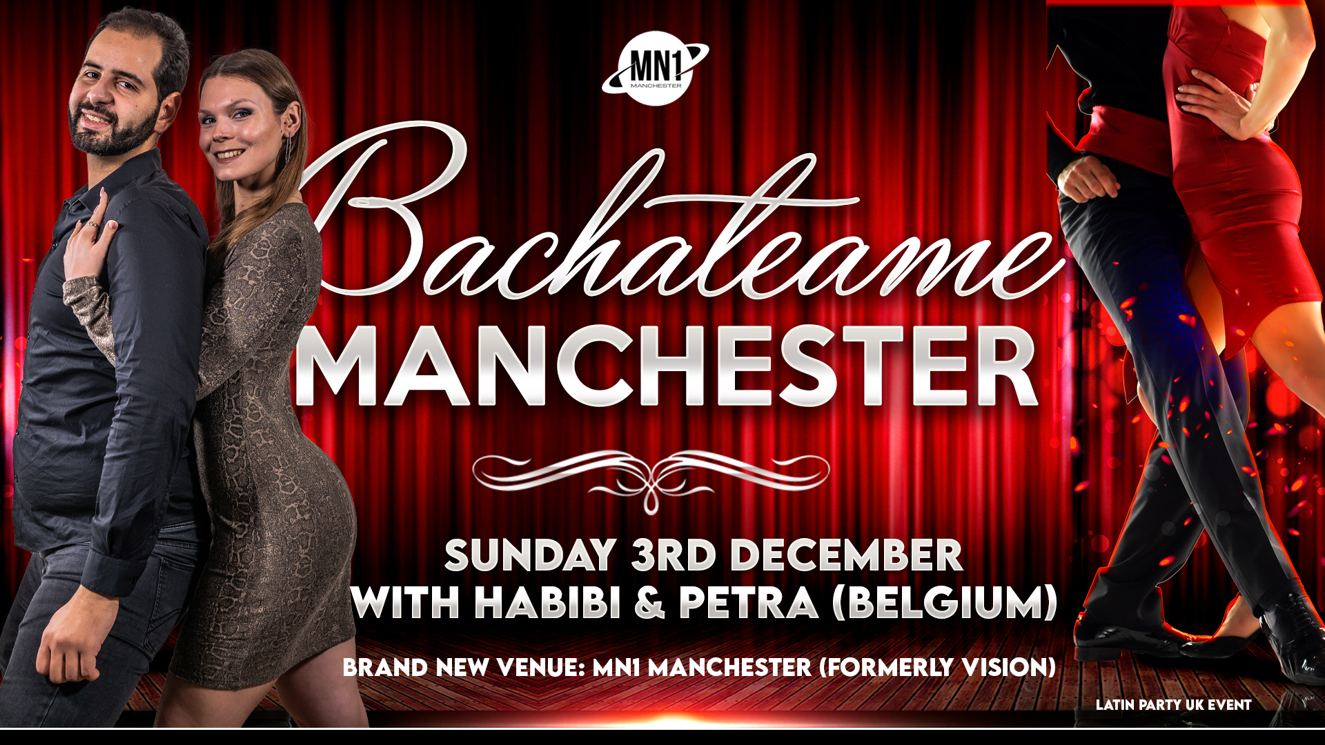 Bachateame Manchester – with Habibi and Petra: Sunday 3rd December | MN1 (VISION)