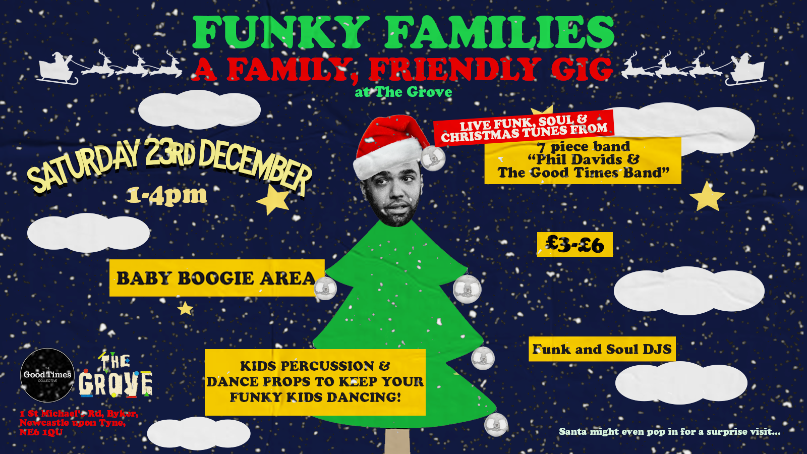 FUNKY FAMILIES | A FAMILY FRIENDLY GIG ft. “Phil David’s & The Good Times Band”