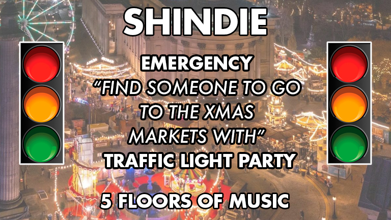 Shit Indie Disco – Shindie – THE SMITHS SPECIAL – 🚦 PLUS “cuffing season” traffic light party 🚦 ALL 5 ROOMS. Cheap drinks. Best crowd