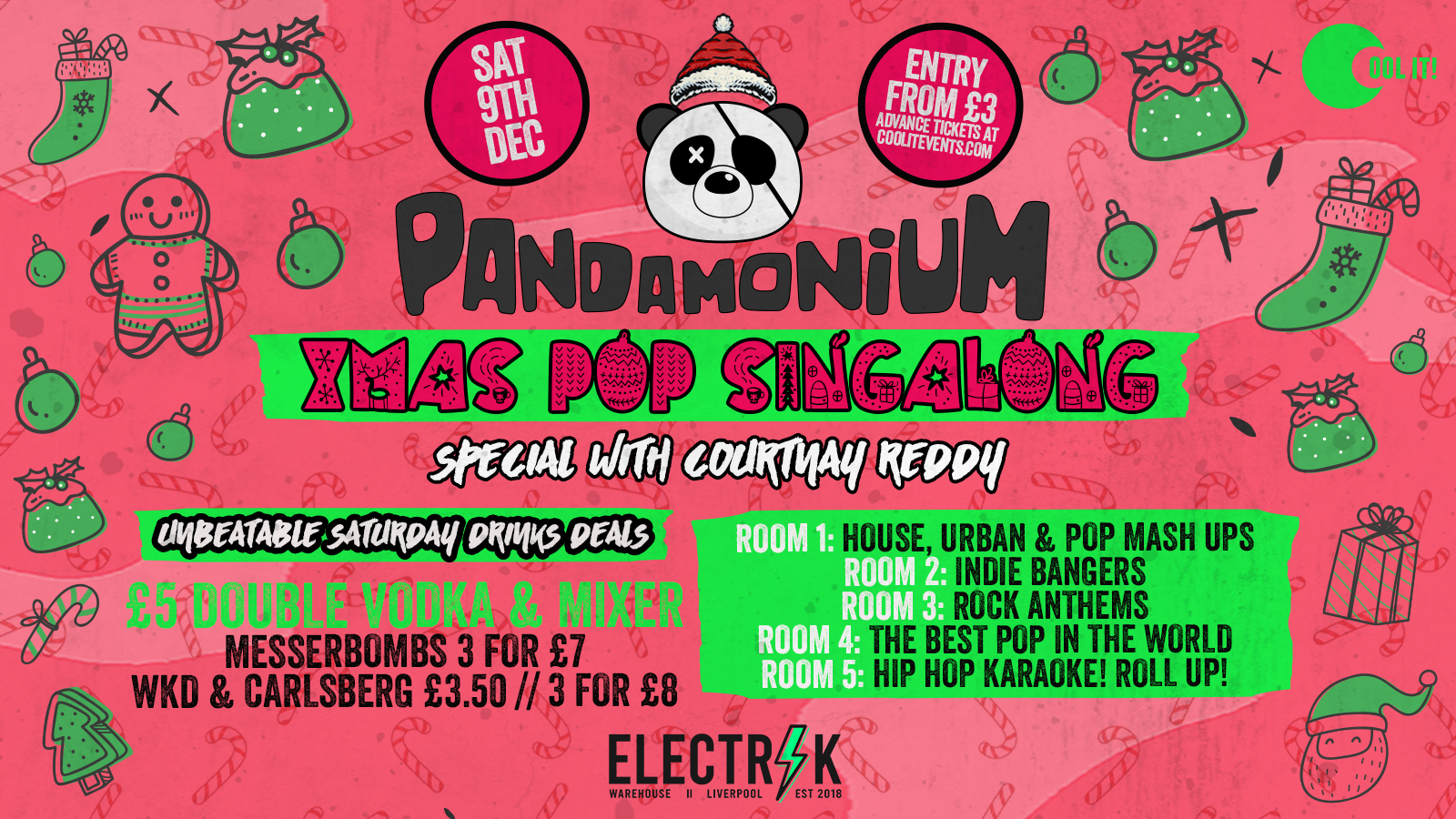 Pandamonium Saturdays : Xmas Pop Singalong