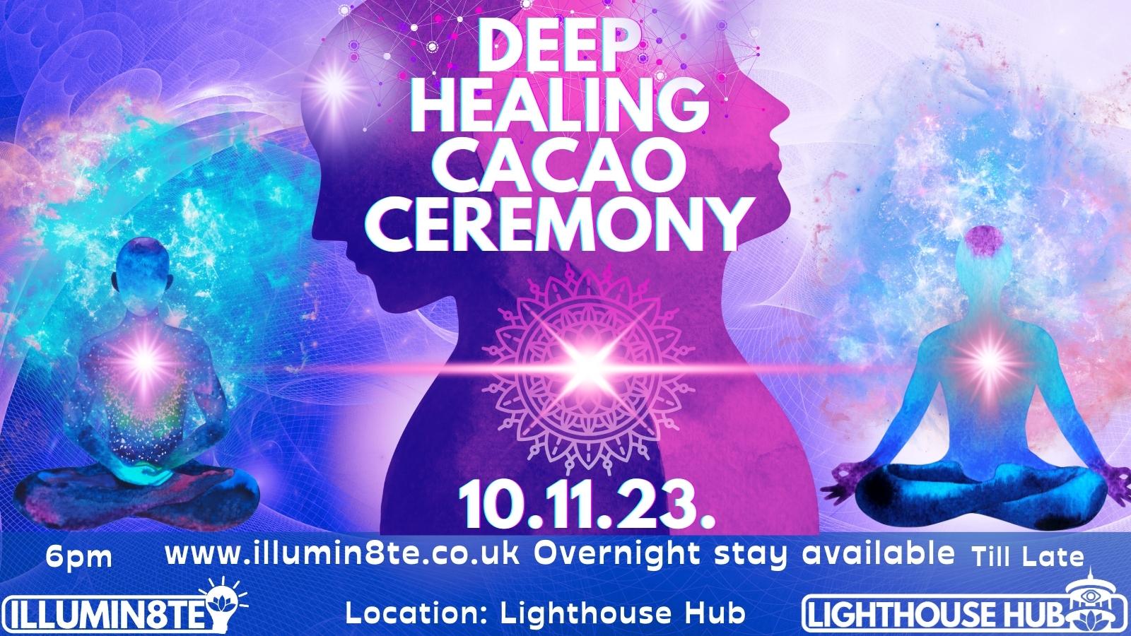 Illumin8te | Deep Healing Blue Lotus Cacao Ceremony (Friday 10th November) @ THE LIGHTHOUSE 7PM