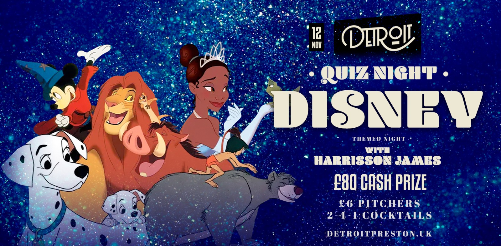 🚨Sunday 12h of November Disney quiz at Detroit 🚨