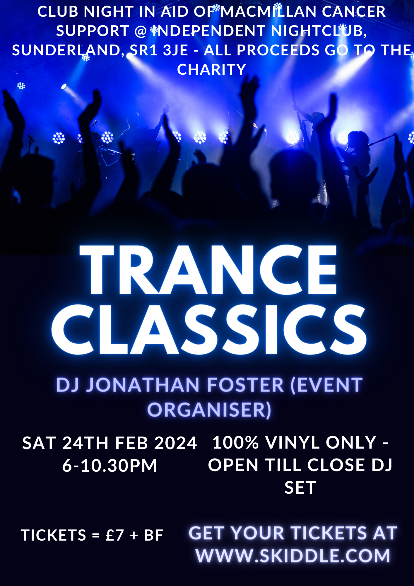 Trance Classics: Vinyl DJs for Macmillan Cancer Support