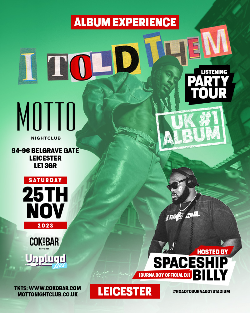 BURNA BOY “WHO TOLD THEM” ALBUM TAKEOVER PARTY
