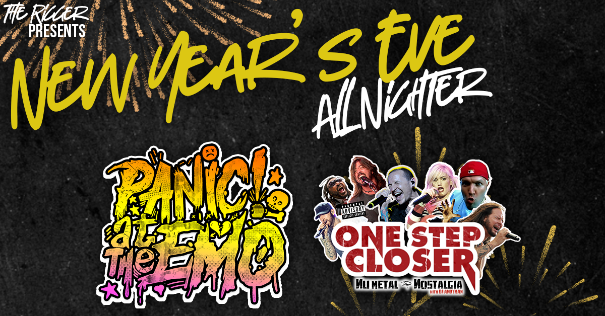 New Years Eve All Nighter: Panic At The Emo Vs One Step Closer at The Rigger, Newcastle-Under-Lyme