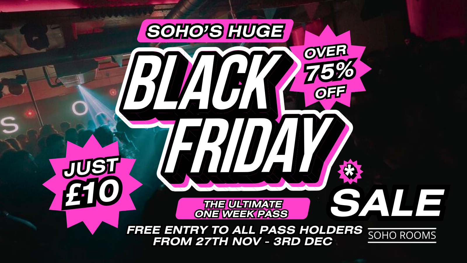 SOHO’S HUGE BLACK FRIDAY SALE!