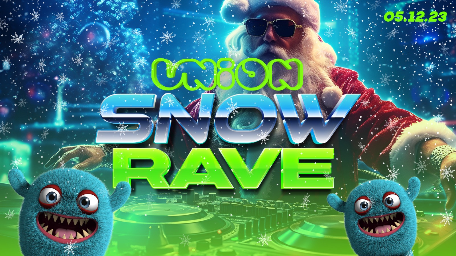 UNION TUESDAY’S // THE SNOW RAVE! ❄️