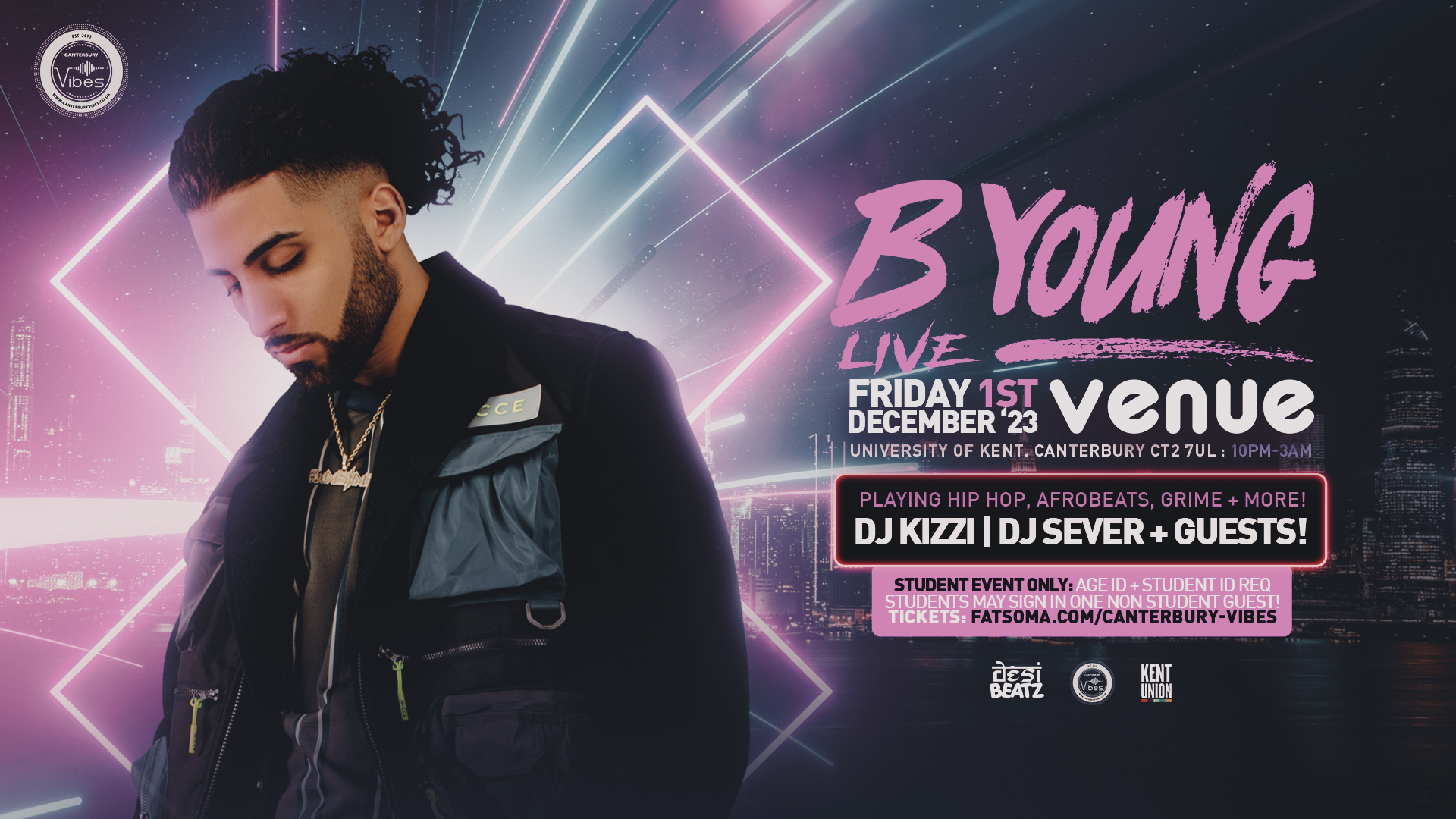 B YOUNG LIVE! | TONIGHT | @ The Venue