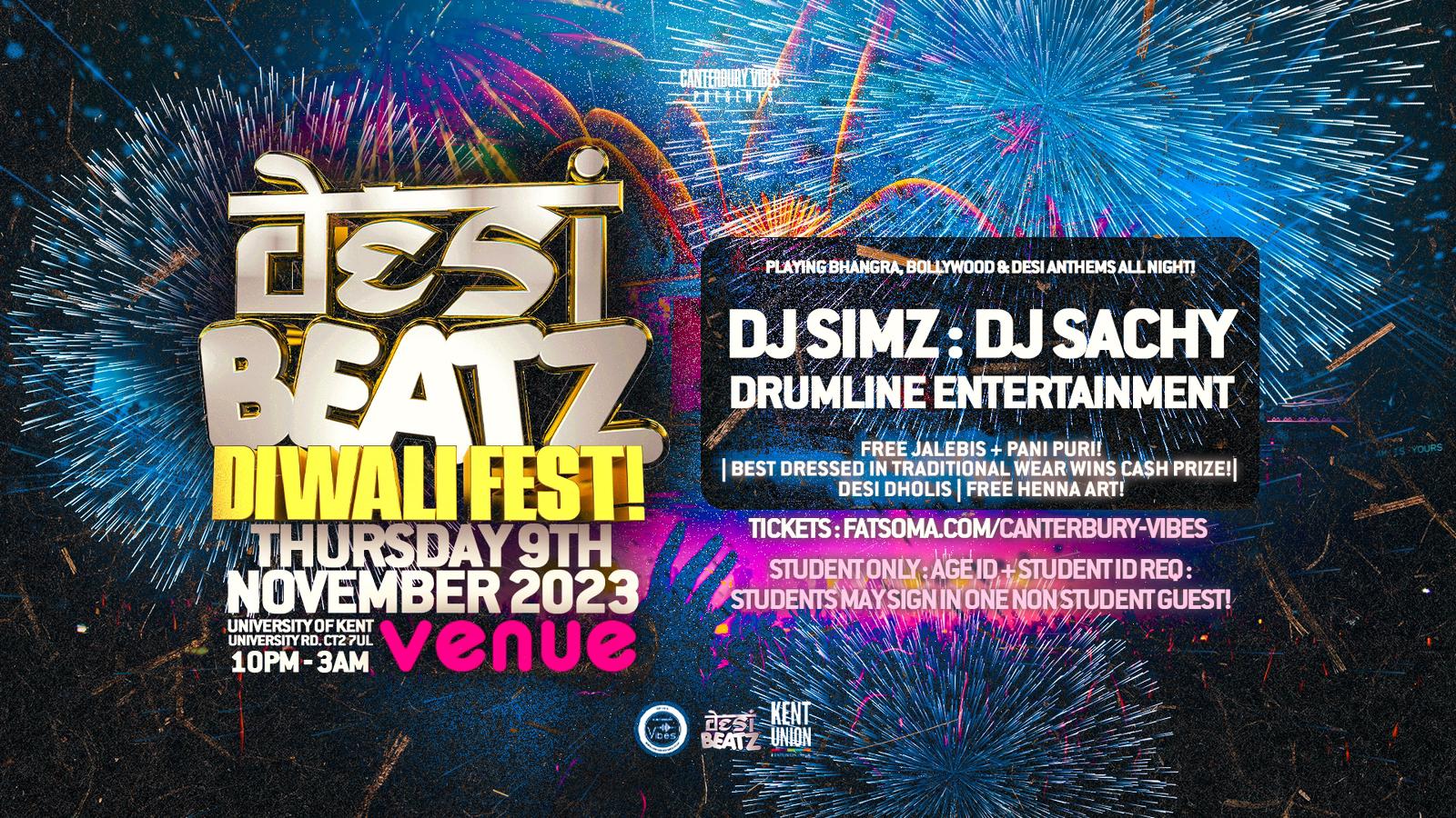 Desi Beatz : DIWALI FEST – TONIGHT!