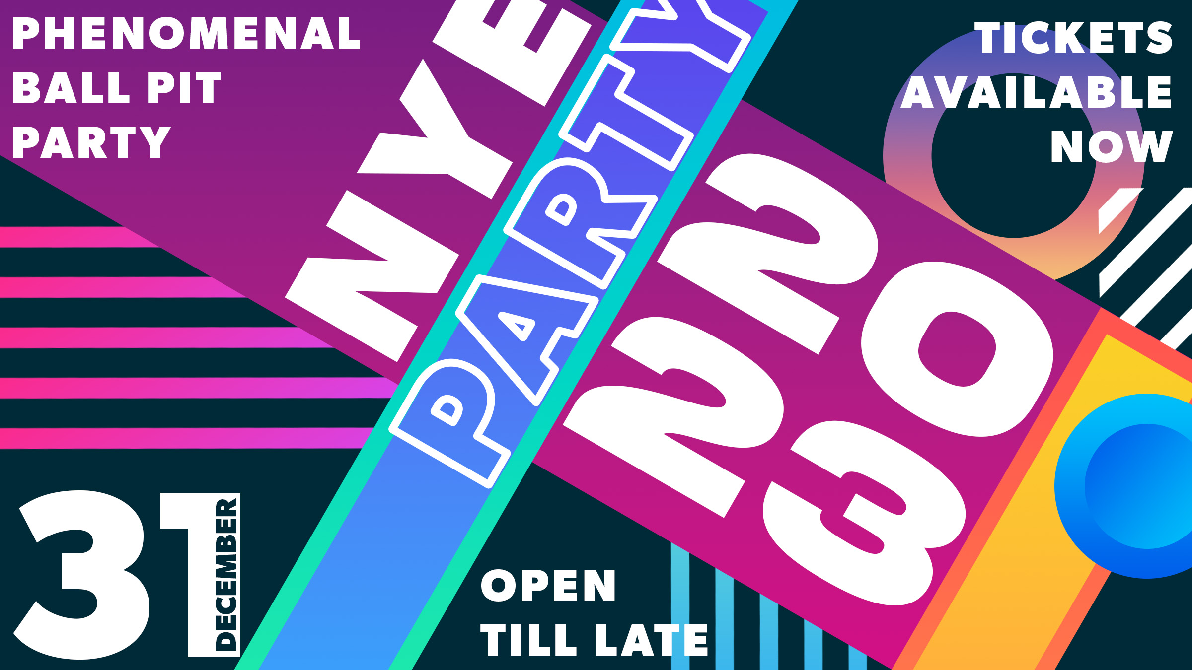 NEW YEAR'S EVE 🎉 BINGO BALLS Tickets Available NOW! 🔮 at Bingo