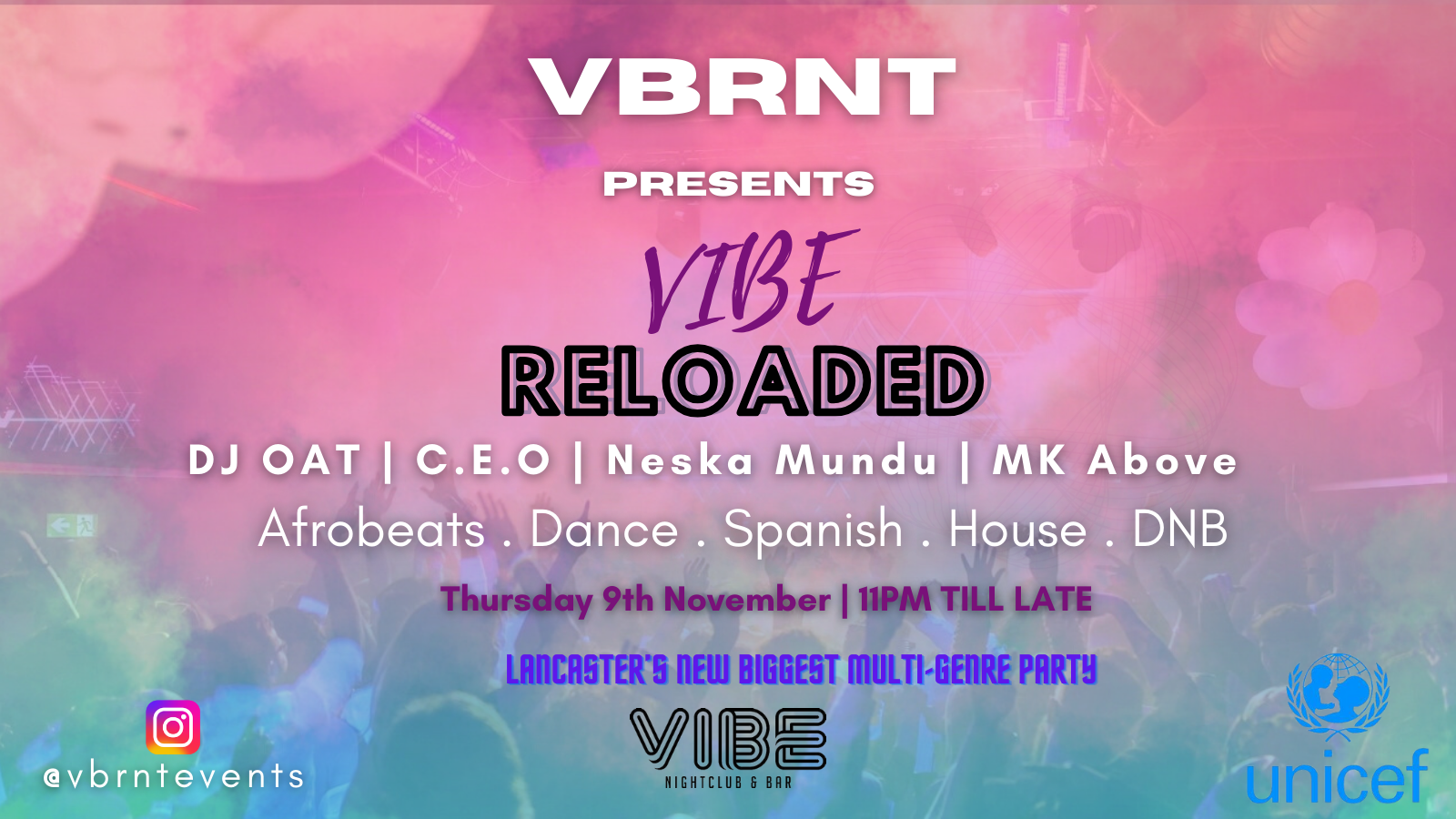 VBRNT presents VIBE RELOADED