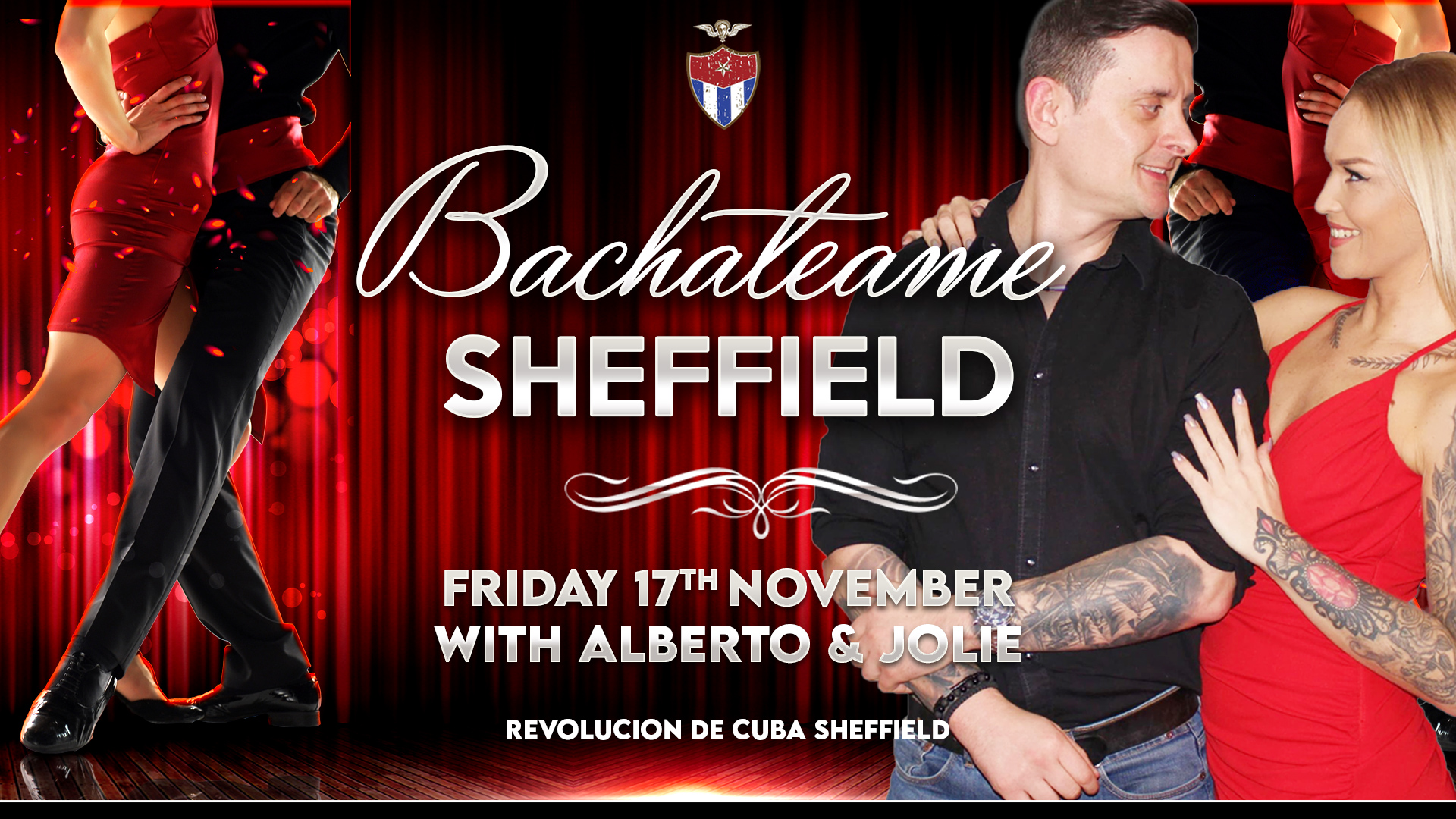 Bachateame Sheffield – Free Entry Event with Alberto & Jolie – Friday 17th November | Revolucion De Cuba