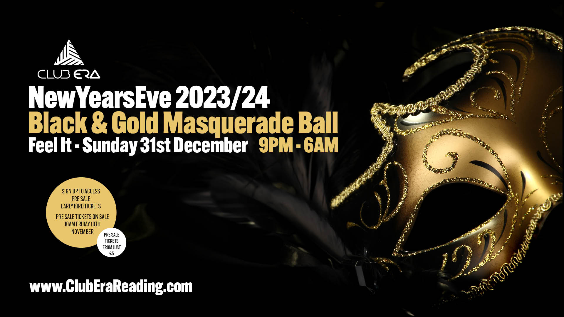 CLUB ERA’S BLACK AND GOLD MASQUERADE BALL🎇