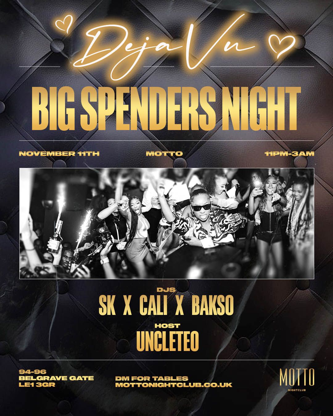 BIG SPENDERS NIGHT!