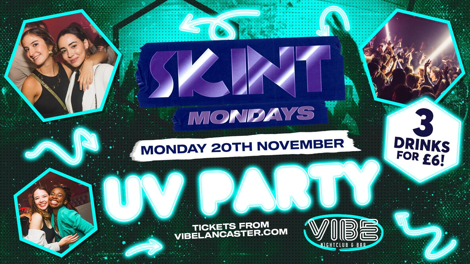 SKINT MONDAY: UV Party!