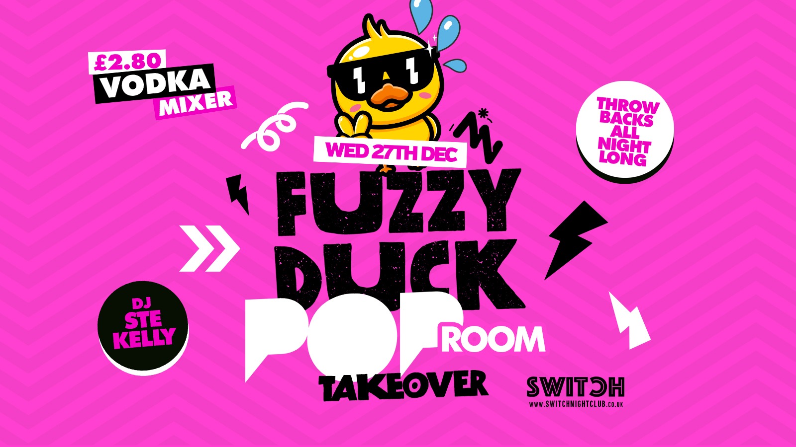 Fuzzy Duck | POP TAKEOVER | Official Student Social Wednesday