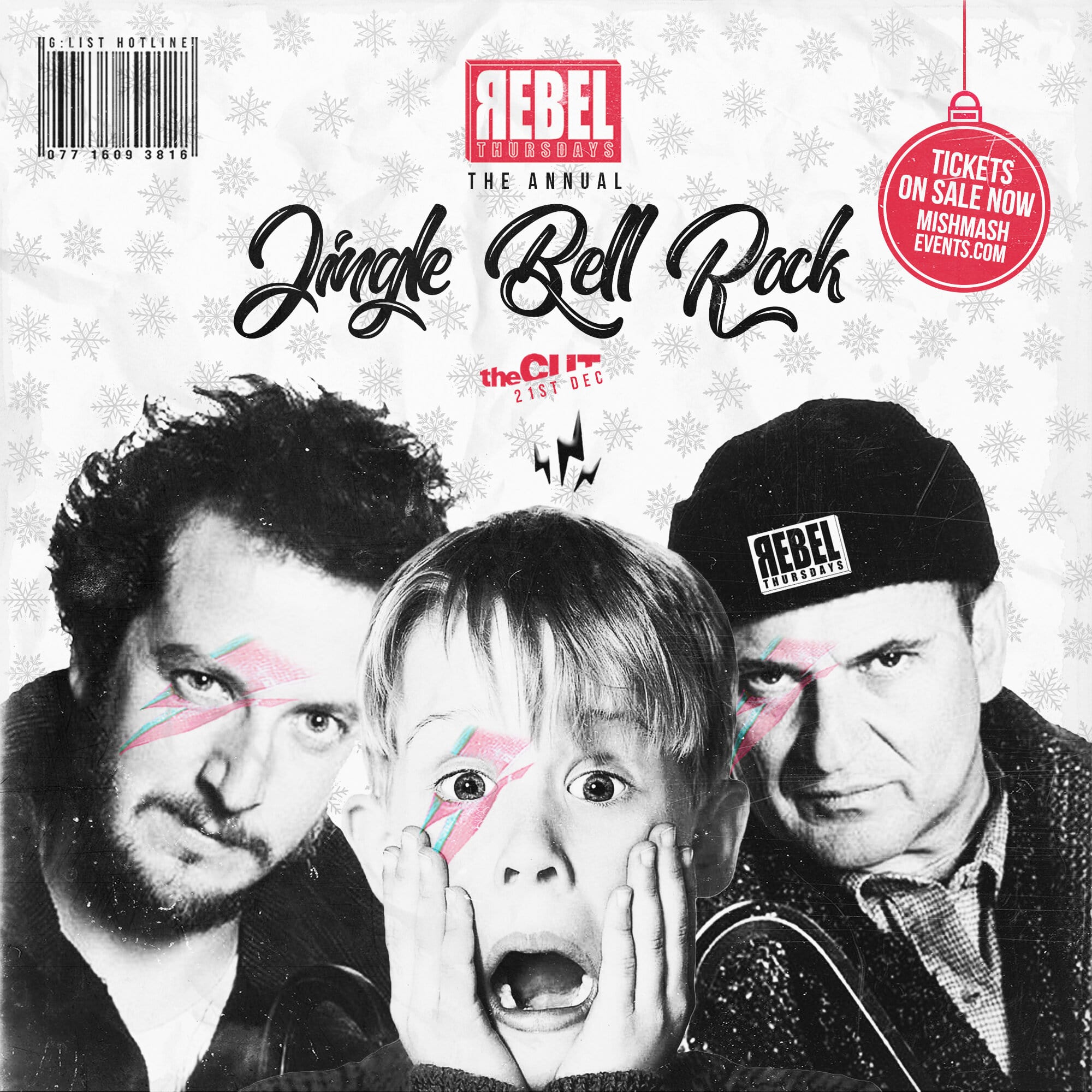 REBEL / "The Annual Jingle Bell Rock" / theCUT 21st Dec at TheCUT
