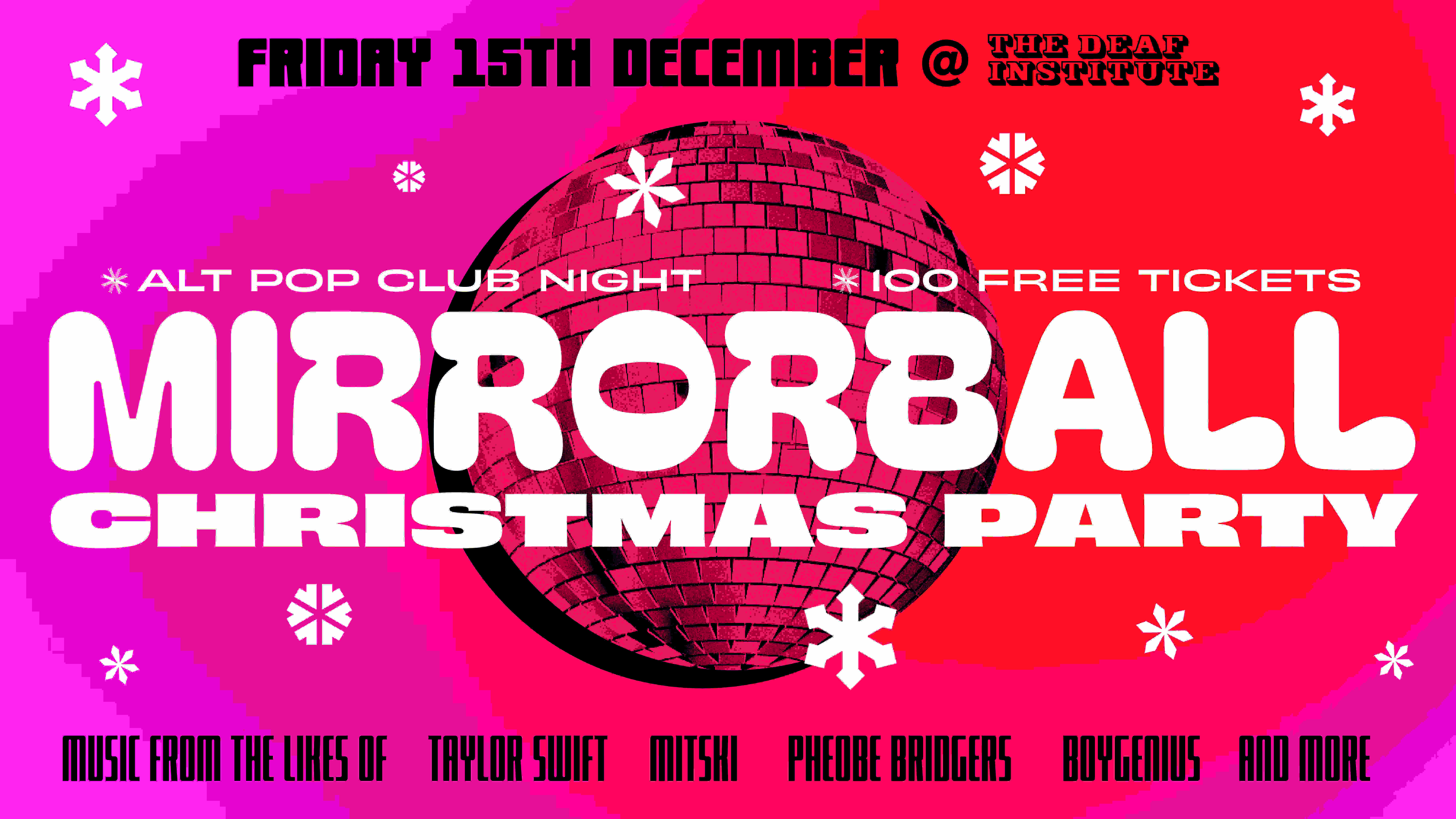 MIRRORBALL – CHRISTMAS PARTY! 🪩